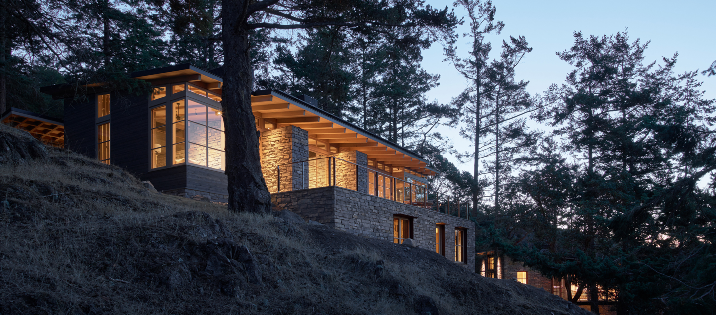 Decatur Island retreat, built by Dowbuilt