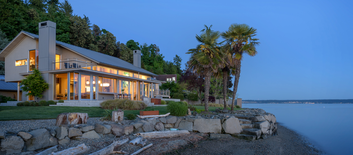 Fox Island residence, remodeled by Dowbuilt in Washington