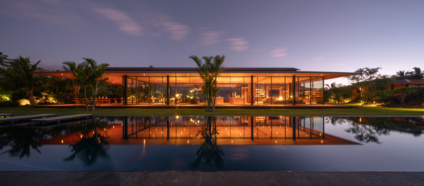 Hale Lana residence, built by Dowbuilt in Kukio, Hawaii