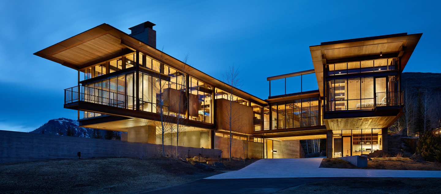 Bigwood residence built by Dowbuilt in Sun Valley, Idaho