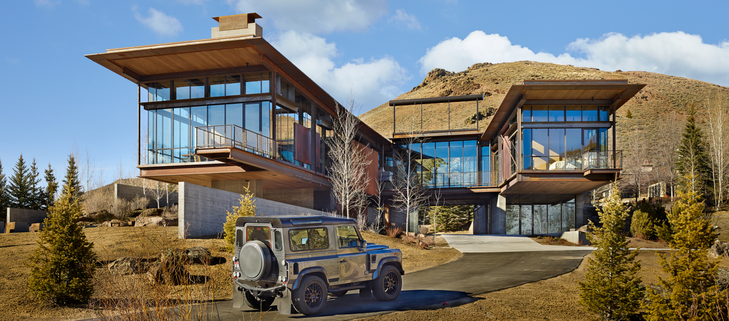 Bigwood residence built by Dowbuilt in Sun Valley, Idaho