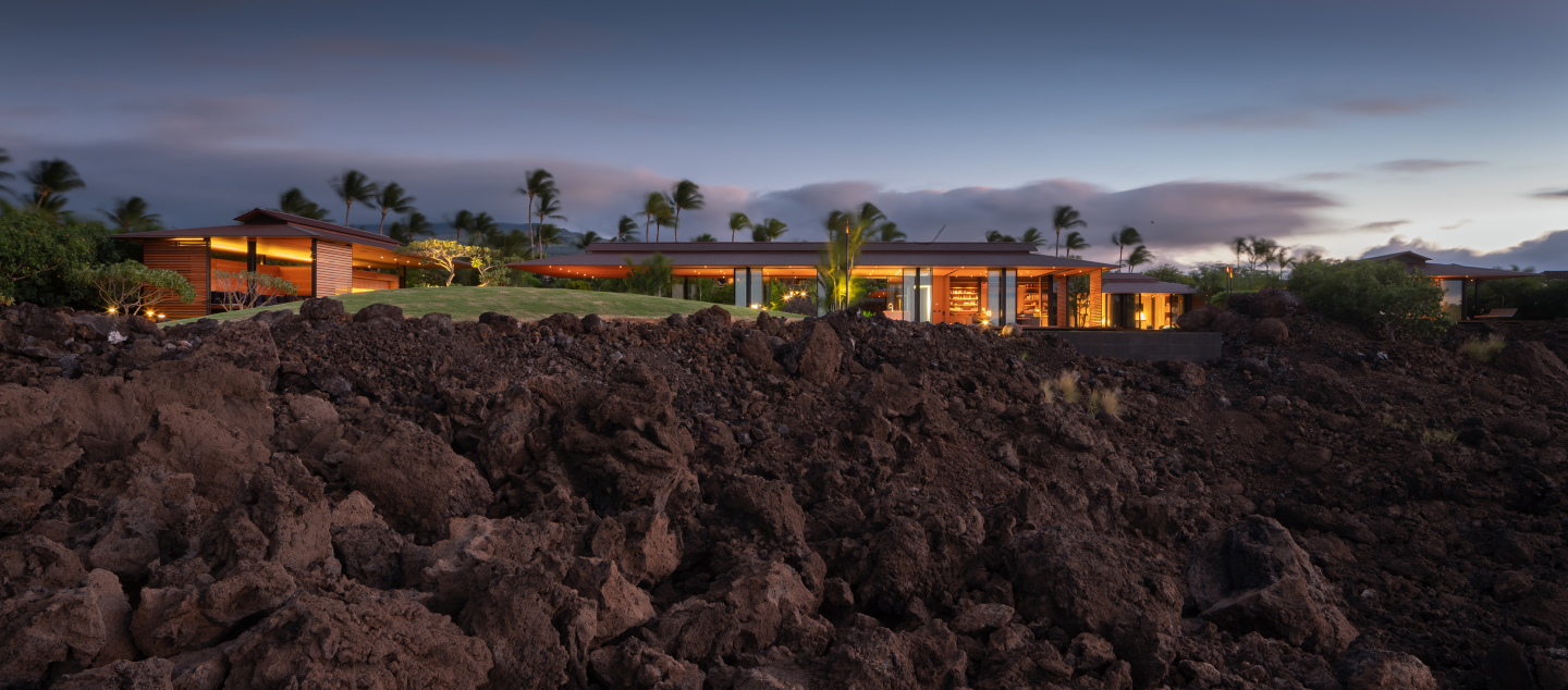 Hale Lana residence, built by Dowbuilt in Kukio, Hawaii