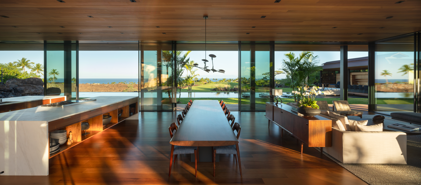 Hale Lana residence, built by Dowbuilt in Kukio, Hawaii