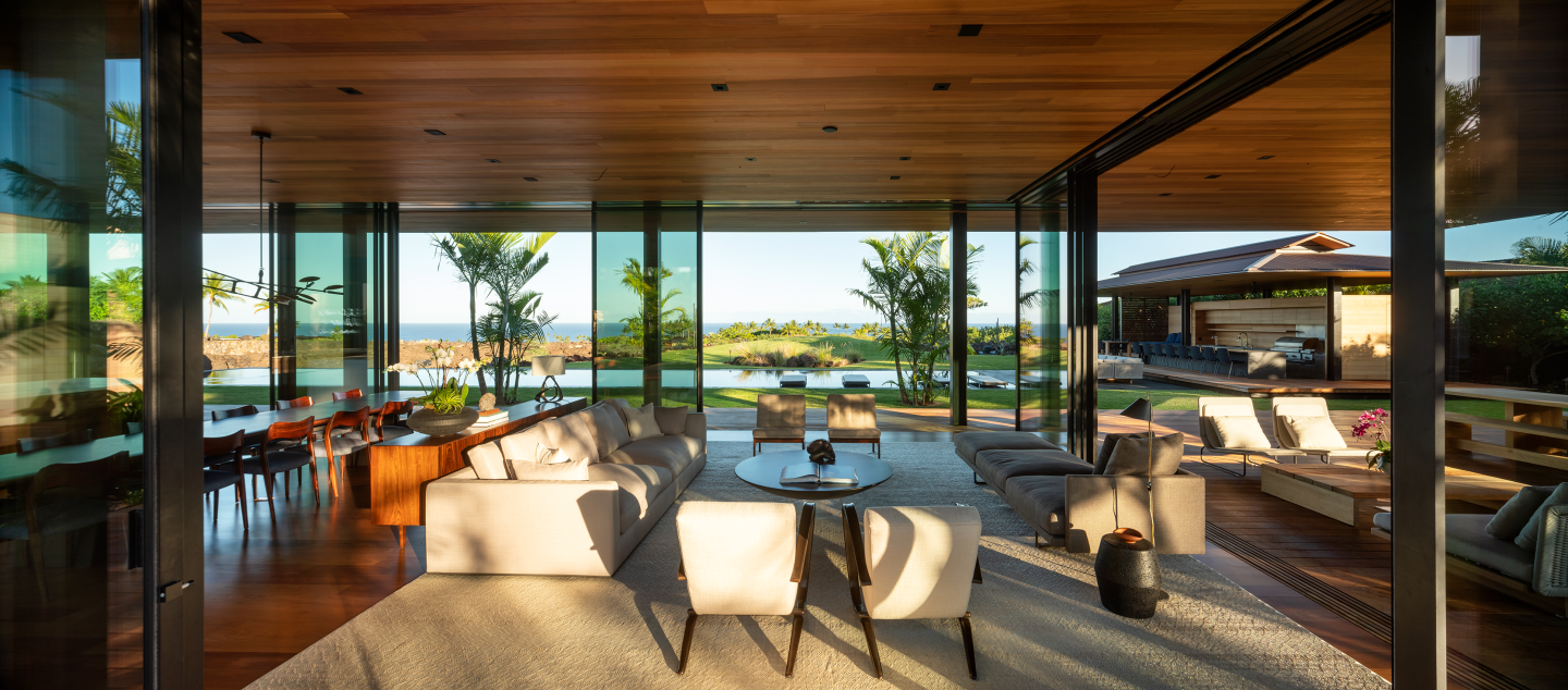 Hale Lana residence, built by Dowbuilt in Kukio, Hawaii