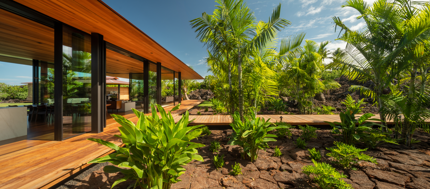 Hale Lana residence, built by Dowbuilt in Kukio, Hawaii