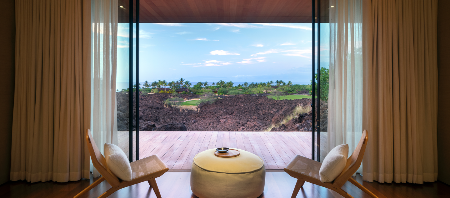 Hale Lana residence, built by Dowbuilt in Kukio, Hawaii