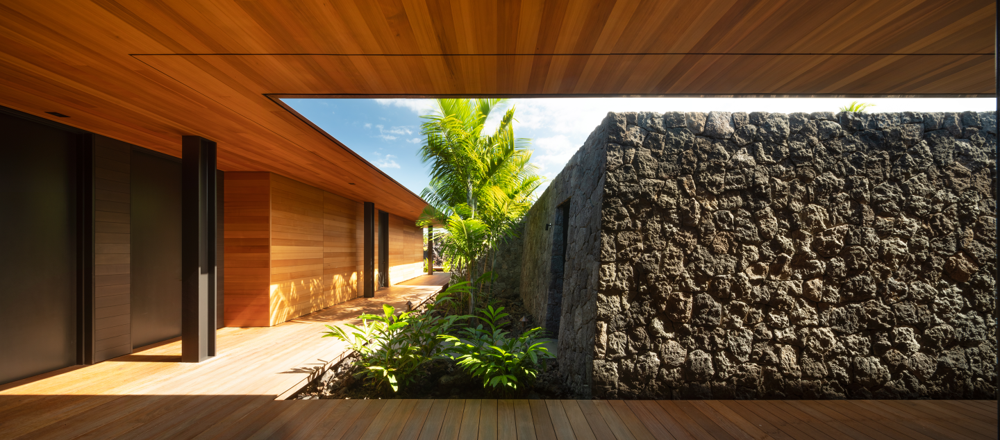 Hale Lana residence, built by Dowbuilt in Kukio, Hawaii