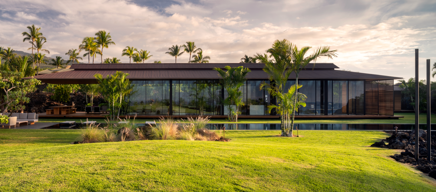 Hale Lana residence, built by Dowbuilt in Kukio, Hawaii