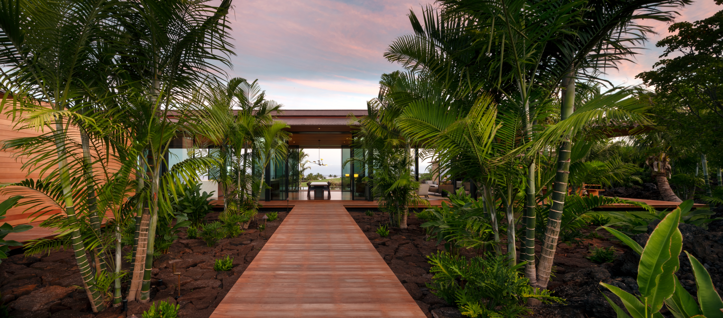 Hale Lana residence, built by Dowbuilt in Kukio, Hawaii