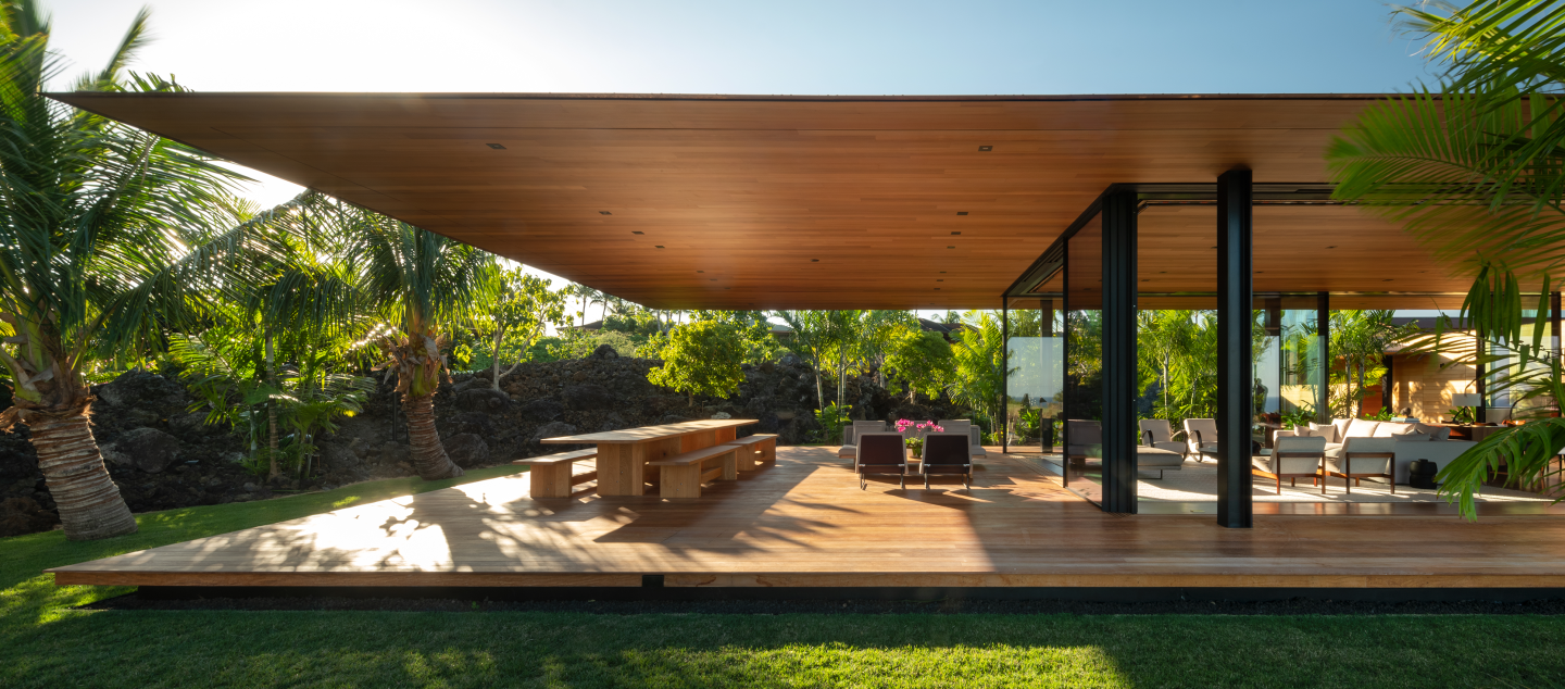 Hale Lana residence, built by Dowbuilt in Kukio, Hawaii