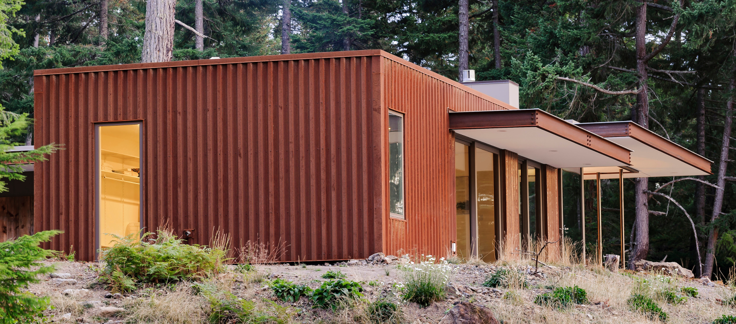 Eagle Ridge residence built by Dowbuilt on Orcas Island in Washington