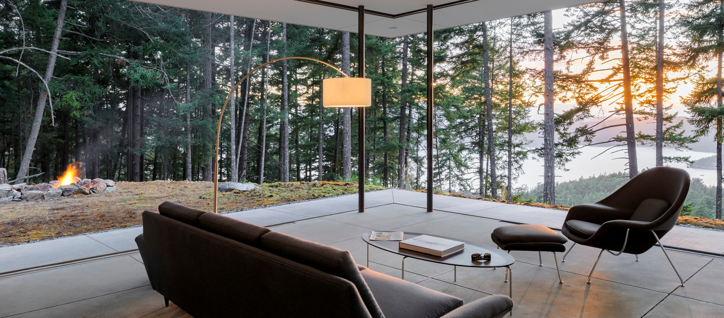 Eagle Ridge residence built by Dowbuilt on Orcas Island in Washington