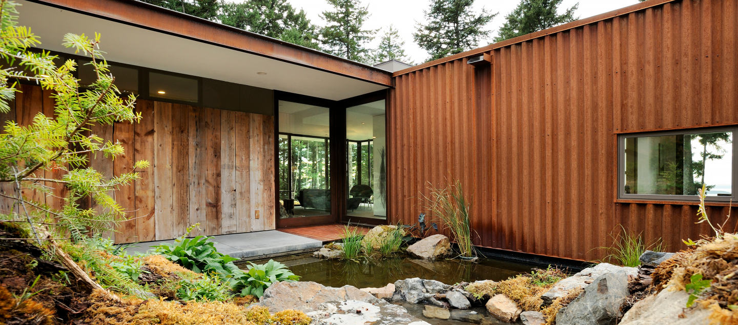 Eagle Ridge residence built by Dowbuilt on Orcas Island in Washington