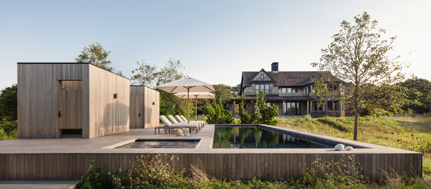 Montauk residence, built by Dowbuilt in New York