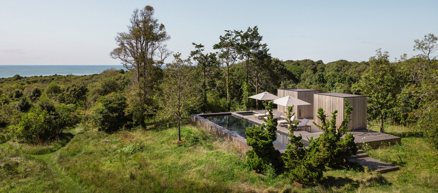 Montauk residence, built by Dowbuilt in New York