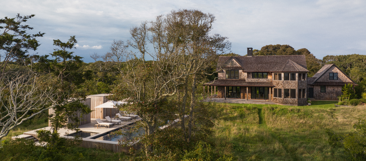 Montauk residence, built by Dowbuilt in New York