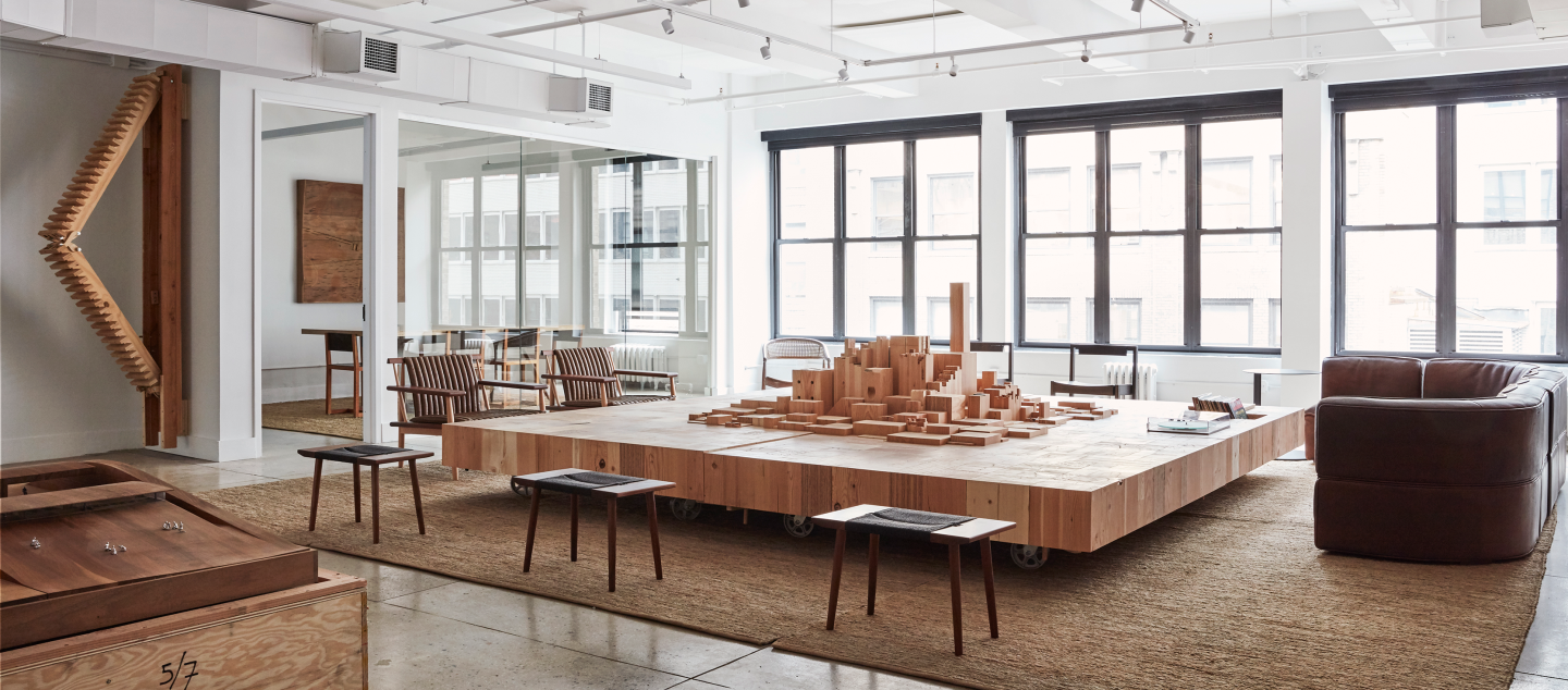 Olson Kundig's New York Office, built by Dowbuilt