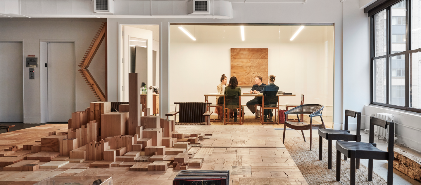 Olson Kundig's New York Office, built by Dowbuilt