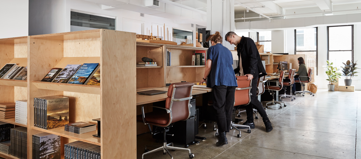 Olson Kundig's New York Office, built by Dowbuilt