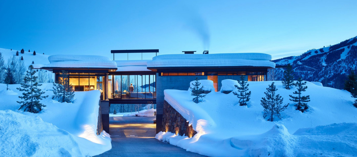 Bigwood residence built by Dowbuilt in Sun Valley, Idaho