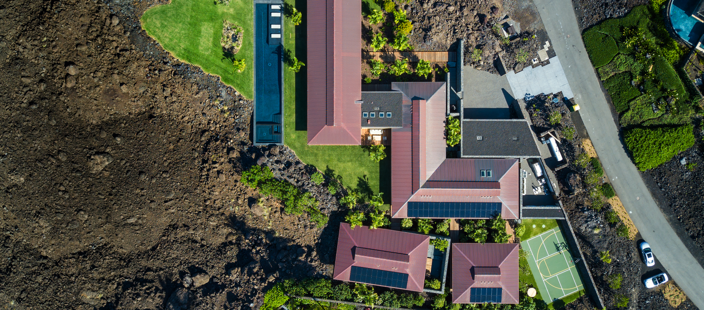 Hale Lana residence, built by Dowbuilt in Kukio, Hawaii