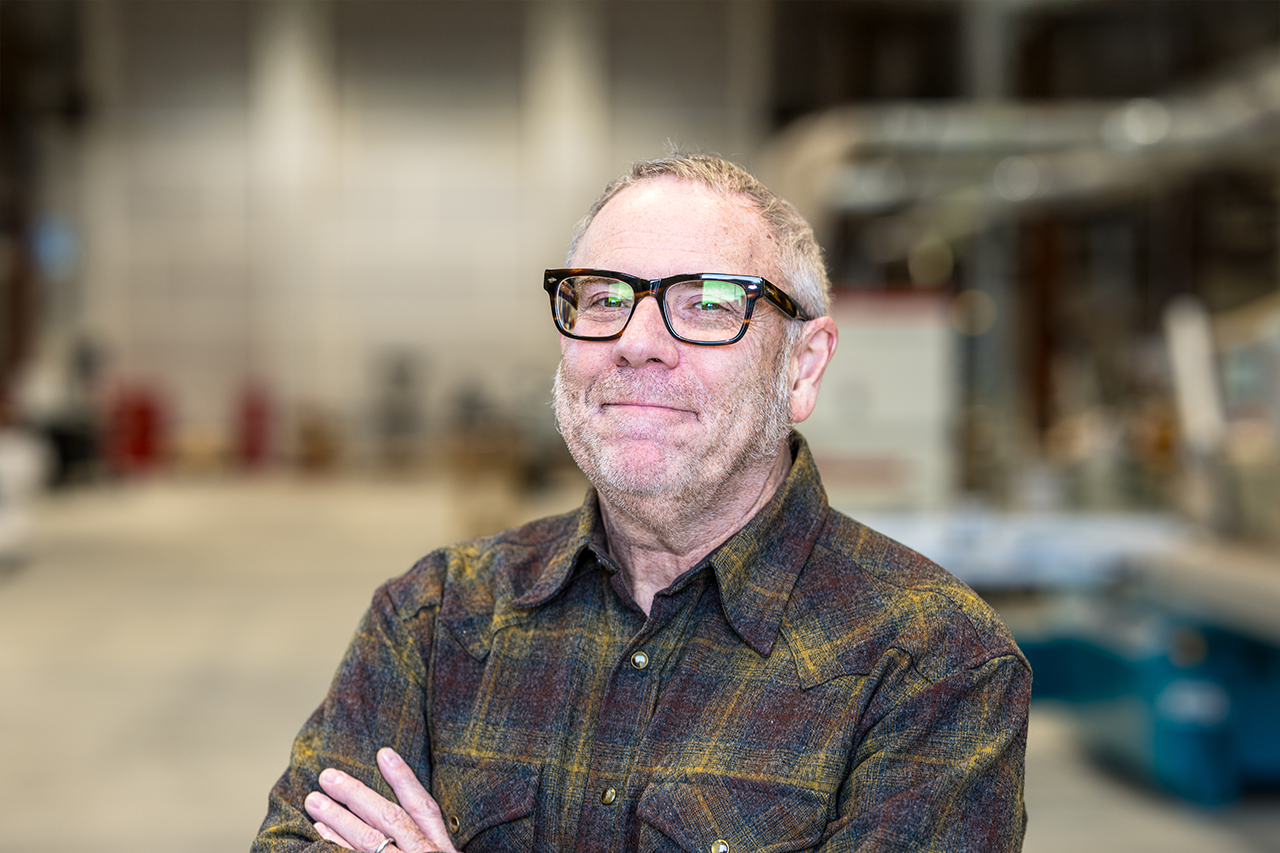 Jim Sangster, woodshop manager for Dowbuilt in Seattle