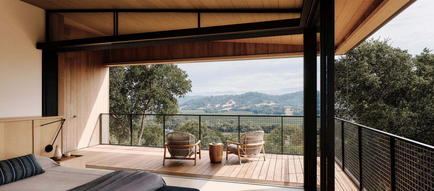 Madrone Ridge residence, built by Dowbuilt in California