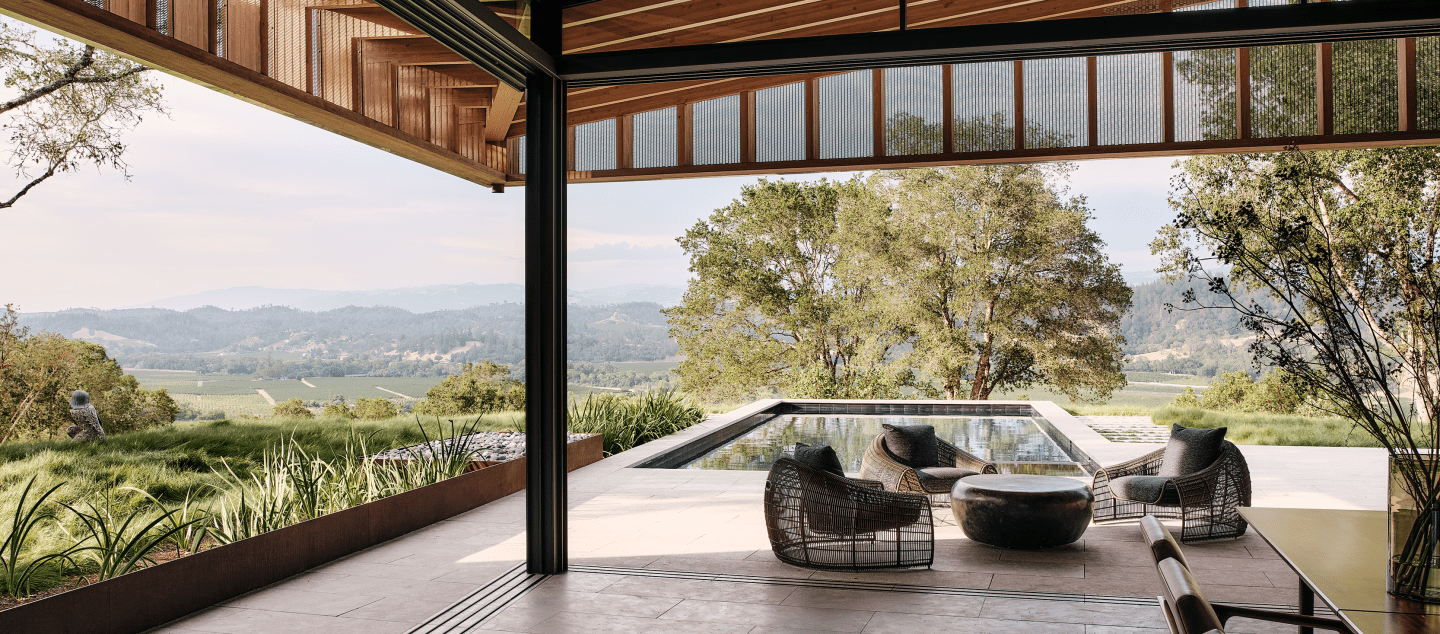 Madrone Ridge residence, built by Dowbuilt in California