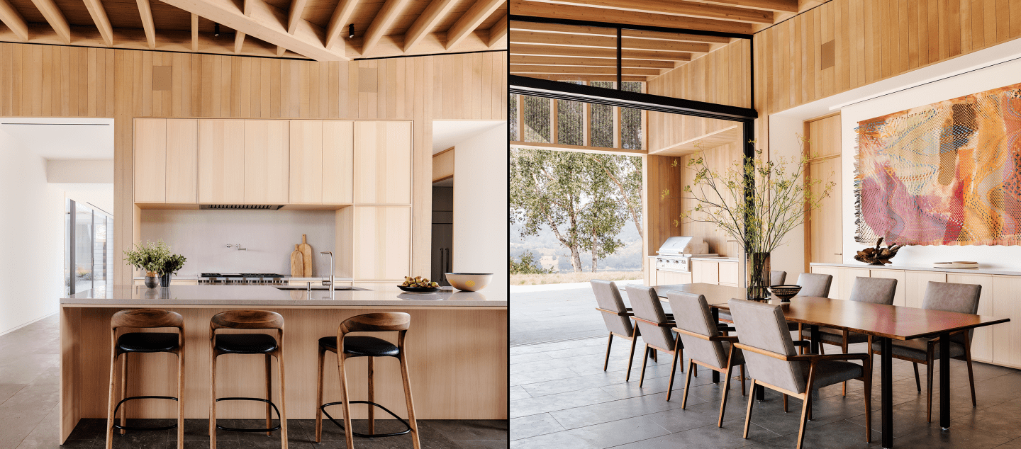 Madrone Ridge residence, built by Dowbuilt in California