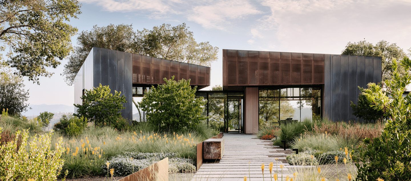 Madrone Ridge residence, built by Dowbuilt in California