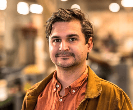John Dietrich, director of the Dowbuilt woodshop
